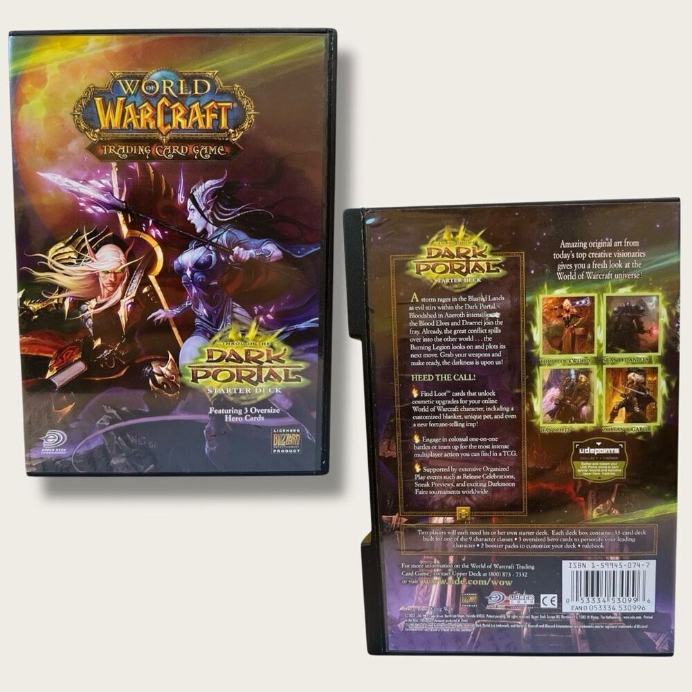World of Warcraft TCG – Through the Dark Portal Starter Deck – Open Box